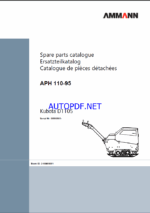 APH 110-95 LIGHT COMPACTION Spare Parts Catalog