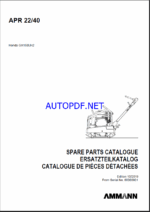 APR 22-40 Spare LIGHT COMPACTION Parts Catalog