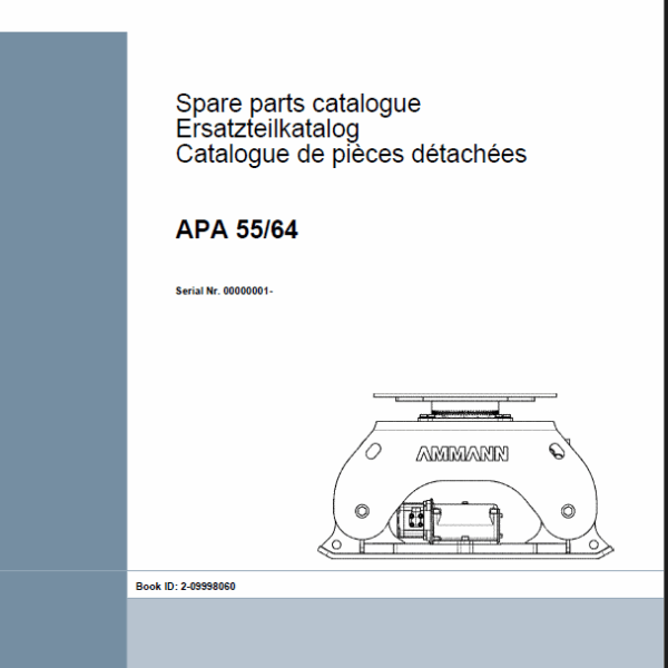 APA 55-46 & 55-56 & 55-64 Spare LIGHT COMPACTION Parts Catalog