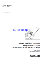 APR 30-50 & APR 30-60 Spare LIGHT COMPACTION Parts Catalog