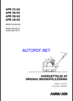 APR 40-60 LIGHT COMPACTION Operating Manual