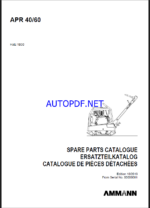 APR 40-60 Spare LIGHT COMPACTION Parts Catalog