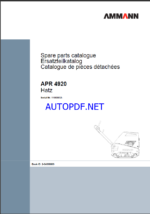 APR 4920 Spare LIGHT COMPACTION Parts Catalog