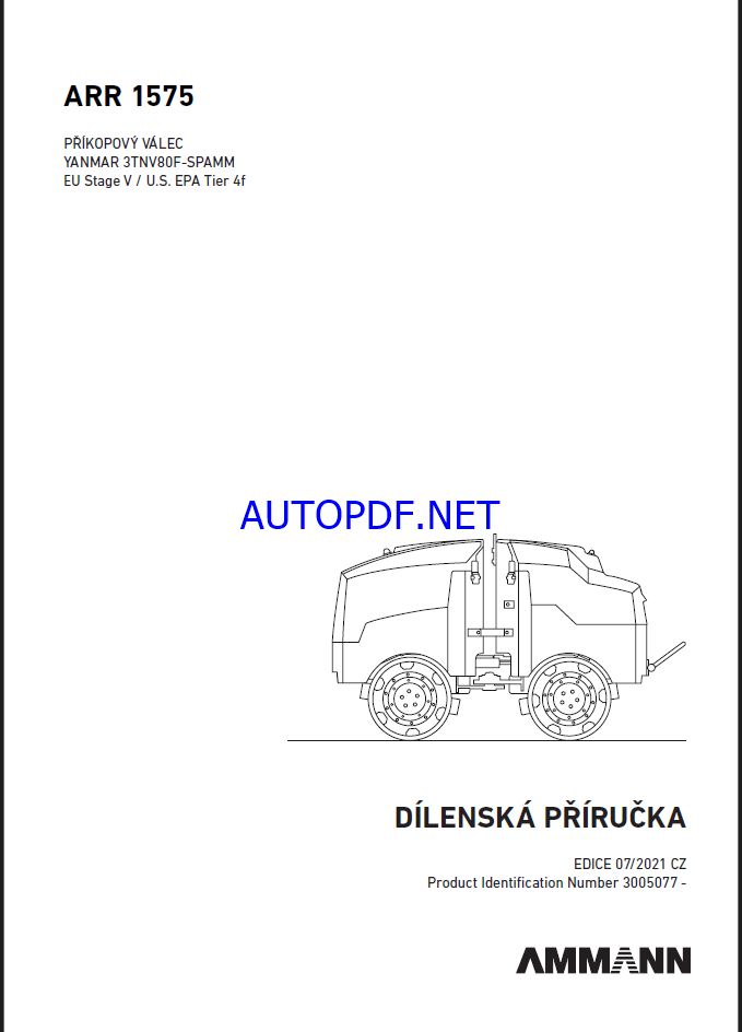 ARR 1575 St V LIGHT COMPACTION Workshop Manual