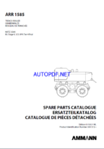 ARR 1585 St V Spare LIGHT COMPACTION Parts Catalog