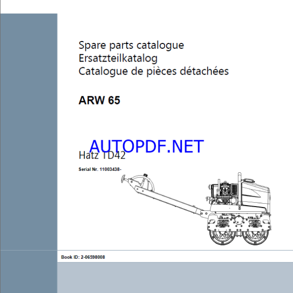 ARW 65 Spare LIGHT COMPACTION Parts Catalog