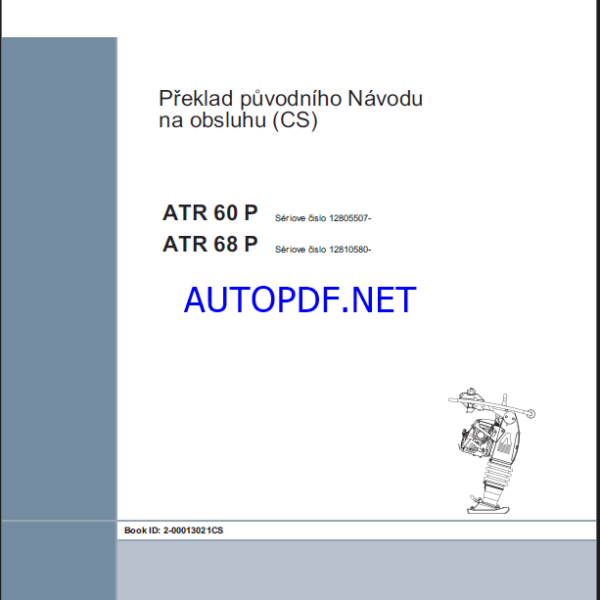 ATR 60 Premium LIGHT COMPACTION Operating Manual