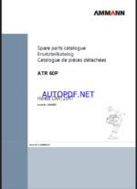 ATR 60 Premium Spare LIGHT COMPACTION Parts Catalog