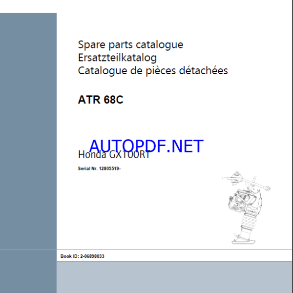 ATR 68 Classic Spare LIGHT COMPACTION Parts Catalog