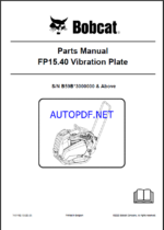 FP15 Spare LIGHT COMPACTION Parts Catalog