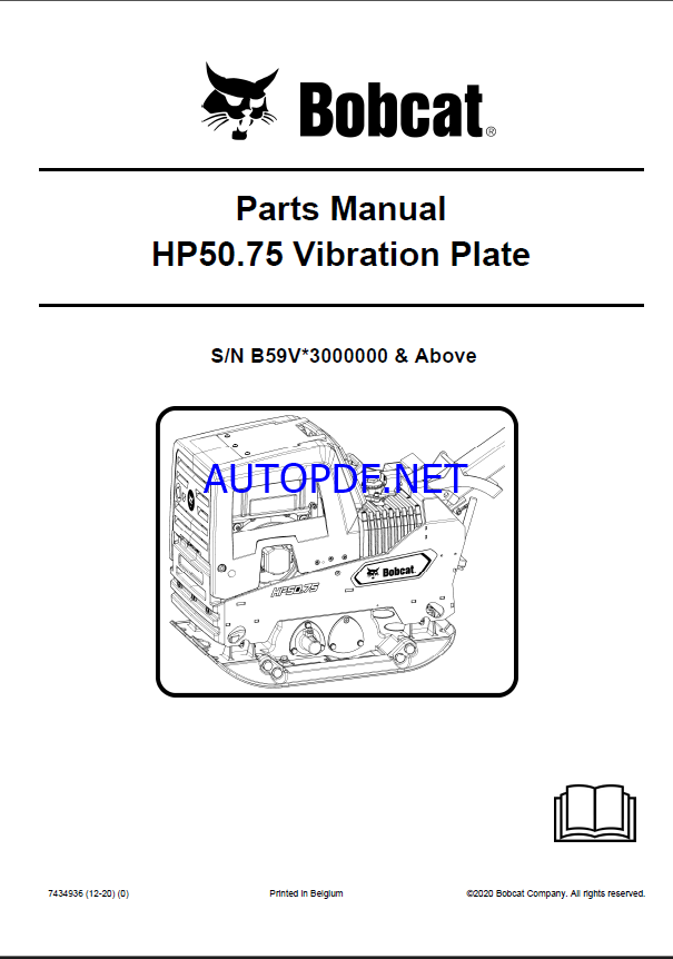 HP50 Spare LIGHT COMPACTION Parts Catalog