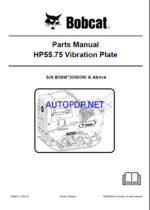 HP55 Spare LIGHT COMPACTION Parts Catalog