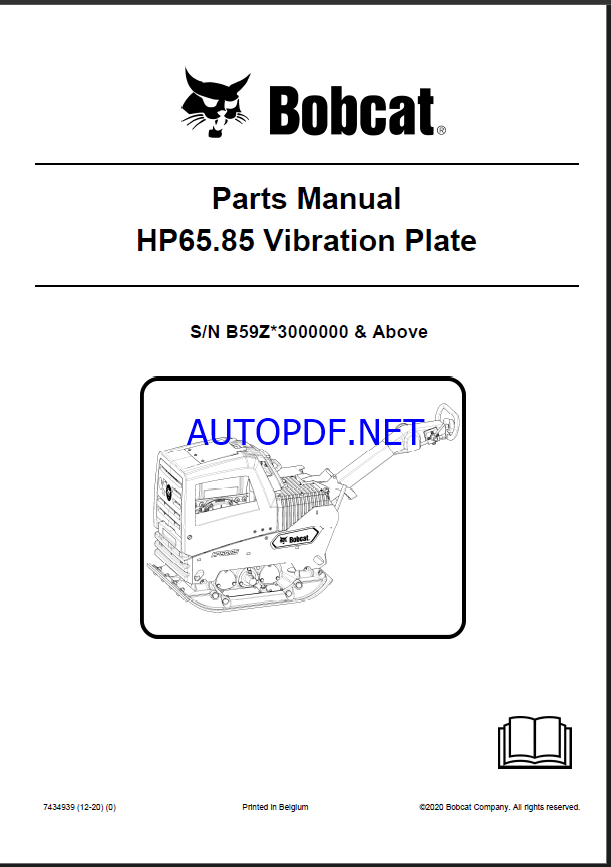 HP65 Spare LIGHT COMPACTION Parts Catalog