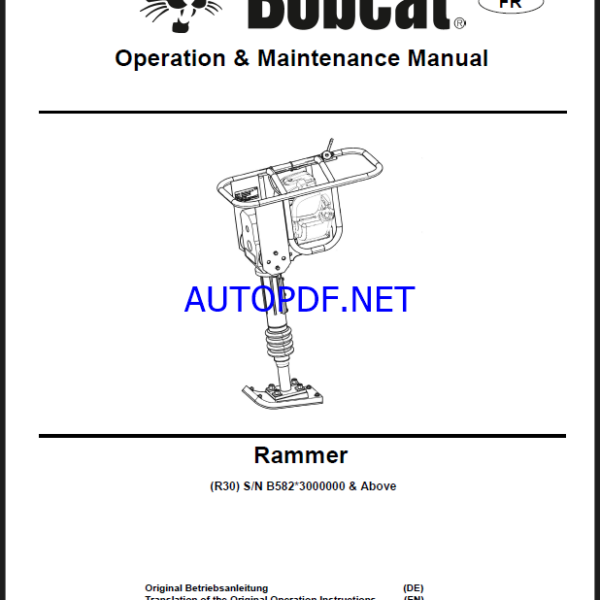 R30 LIGHT COMPACTION Operating Manual