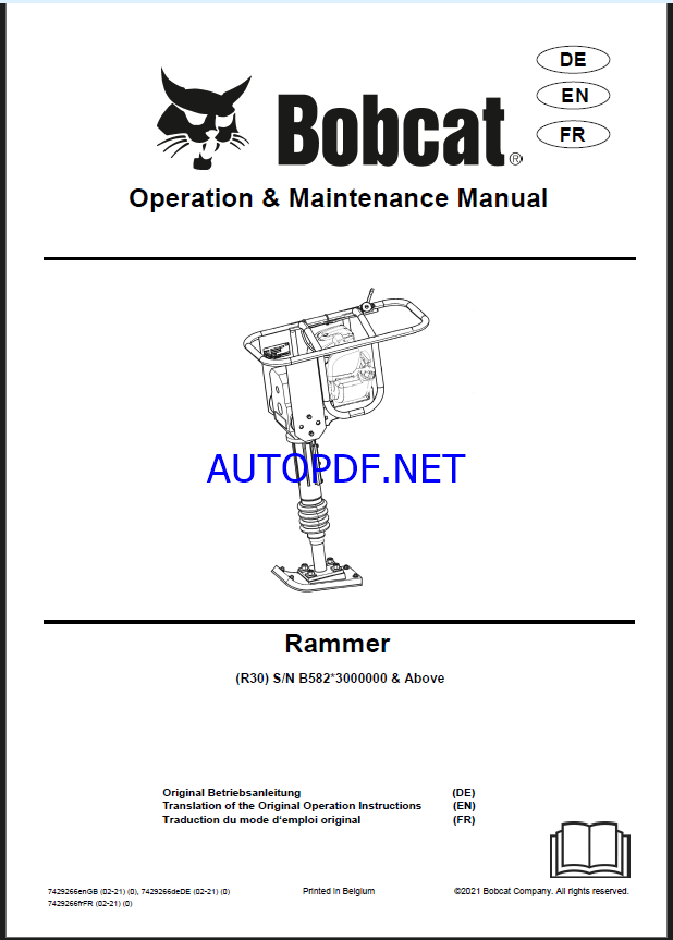 R30 LIGHT COMPACTION Operating Manual