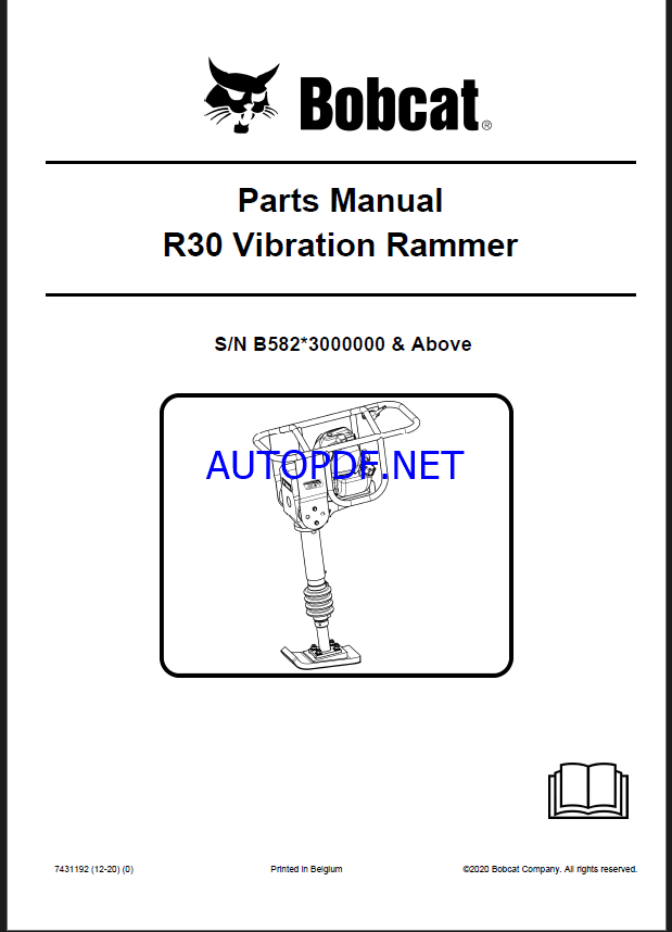 R30 Spare LIGHT COMPACTION Parts Catalog