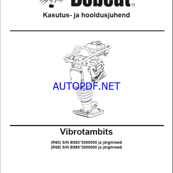 R60 LIGHT COMPACTION Operating Manual