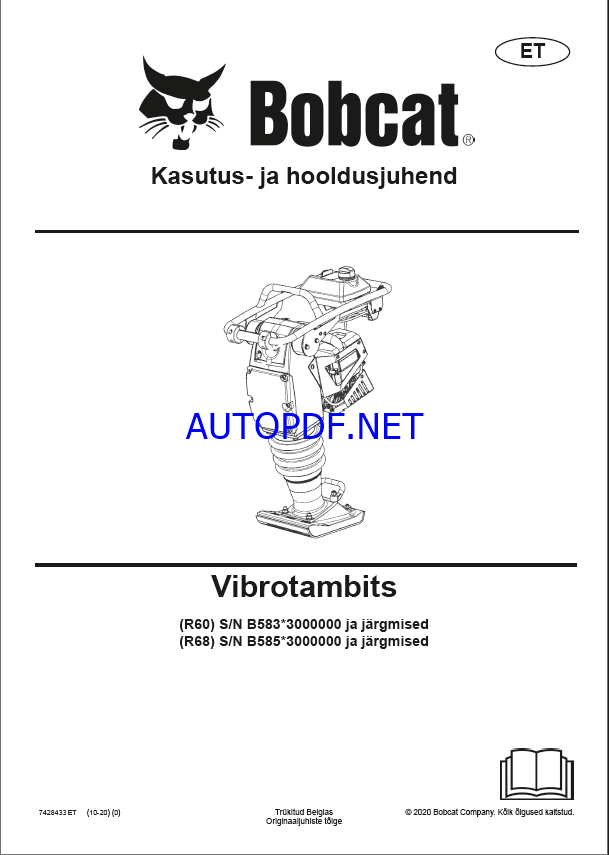 R60 LIGHT COMPACTION Operating Manual