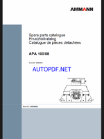 APA 100-88 Spare LIGHT COMPACTION Parts Catalog
