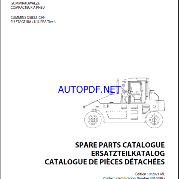 AP 240 T3 Spare HEAVY COMPACTOR Parts Catalog