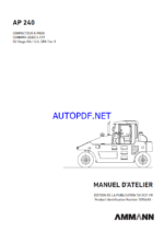 AP 240 T3 HEAVY COMPACTOR Workshop Manual