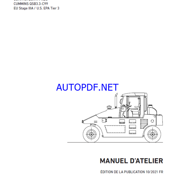 AP 240 T3 HEAVY COMPACTOR Workshop Manual