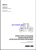 ARP 95 & ARP 95C St V Spare HEAVY COMPACTOR Parts Catalog