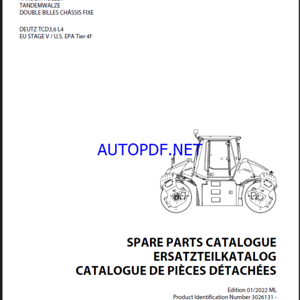 ARP 95 & ARP 95C St V Spare HEAVY COMPACTOR Parts Catalog