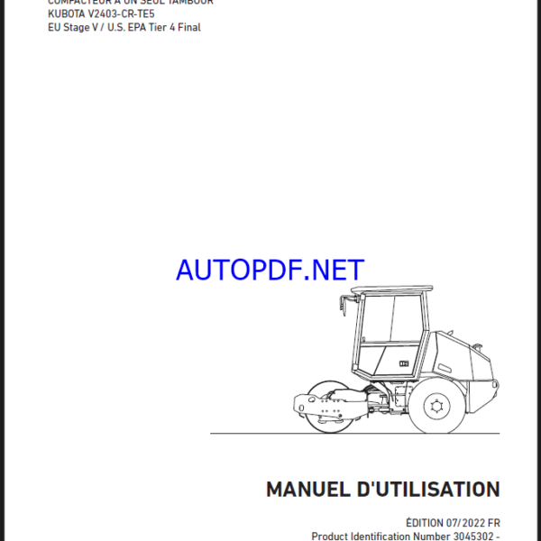 ARS 30 St V HEAVY COMPACTOR Operating Manual