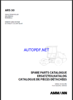 ARS 30 St V Spare HEAVY COMPACTOR Parts Catalog