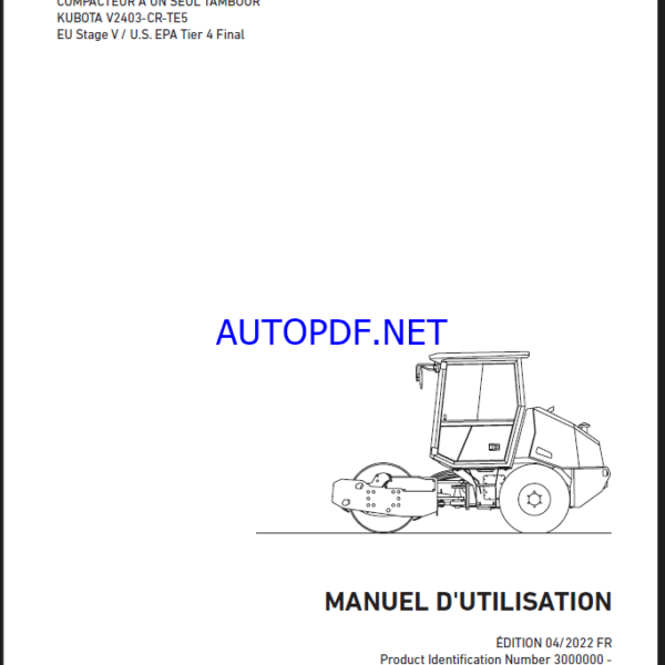 ARS 50 St V HEAVY COMPACTOR Operating Manual