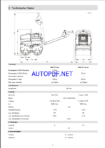 ARW 65 LIGHT COMPACTION Operating Manual