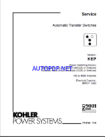 Kohler KEP Automatic Transfer Switches Service Manual (tp6745)