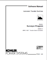 Kohler Surveyor Program Automatic Transfer Switches Software Manual (tp6214)