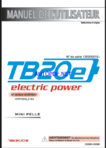 Takeuchi OPERATORS MANUAL TB20E AC9FR007 SN 120000010-(FRENCH)