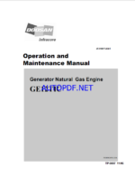 Doosan GE12TIC Generator Natural Gas Engine Operation and Maintenance Manual (tp6837)