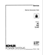Kohler 8C, 10C, 12.5C Marine Service Manual (tp5414)