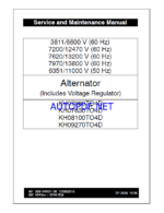 Kohler KH07080TO4D, KH07630TO4D, KH08100TO4D, KH09270TO4D Service and Maintenance Manual (tp7076)