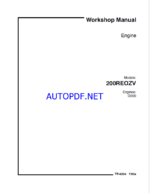Kohler 200REOZV Engine Workshop Manual (tp6204)