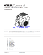 Kohler CH18-CH25, CH620-CH730, CH740, CH750 Service Manual (24 690 06)