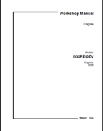 Kohler 500REOZV Engine Workshop Manual (tp6207)
