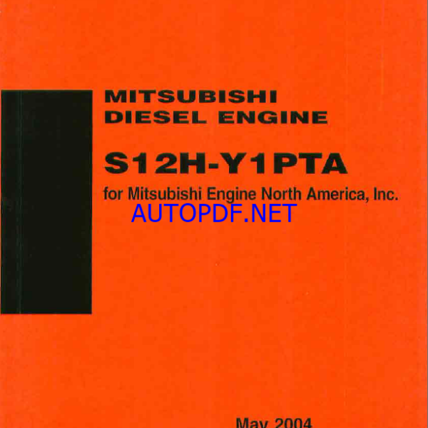 Mitsubishi S12H-Y1PTA Diesel Engine Service Manual (TP6525)