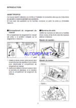 Takeuchi OPERATORS MANUAL TB014-T016 AC4F013 (FRENCH)