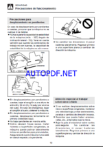 Takeuchi OPERATORS MANUAL TB53FR AJ1S000 SN 15810675- (SPANISH)
