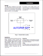 Kohler M340 Automatic Transfer Switches Installation Manual (tp5460)