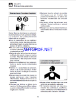 Takeuchi OPERATORS MANUAL TB28FR AF4F001 SN 12820004-(FRENCH)