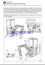 Takeuchi OPERATORS MANUAL TB108 AB5S001 SN 10820001- (SPANISH)