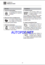 Takeuchi OPERATORS MANUAL TB138FR-153-180 AJ3F010 (FRENCH)