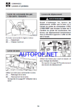 Takeuchi OPERATORS MANUAL TB138FR-153-180 AL5F003 (FRENCH)