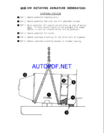 Kohler 20RCOP, 20RFOP, 20RHOP, 20ROP 20kW Rotating Armature Service Manual (tp5249)